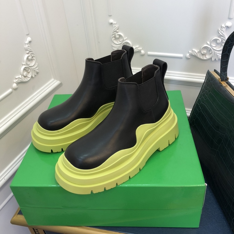 Bottega Veneta Tire Leather Ankle boots