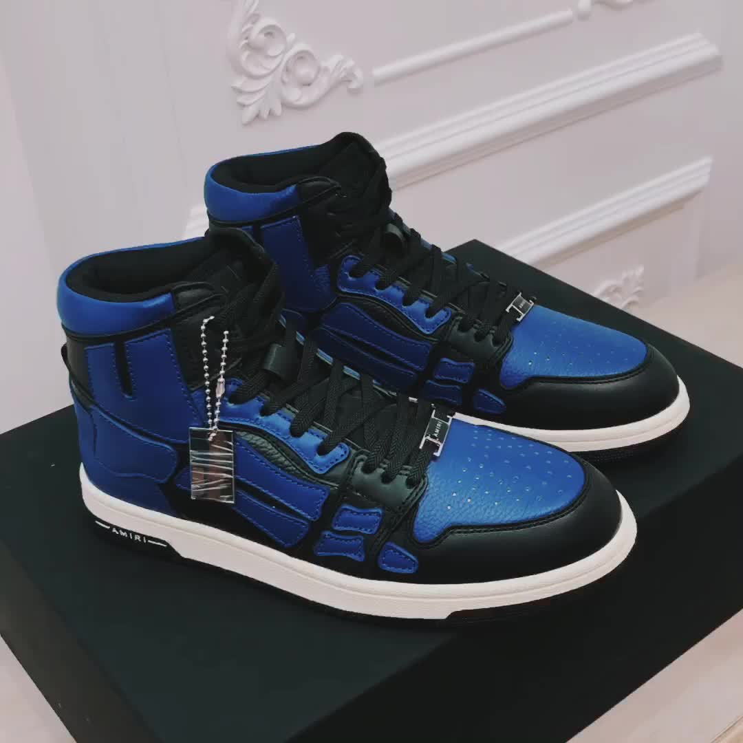 AMIRI* Skel Leather Sneakers