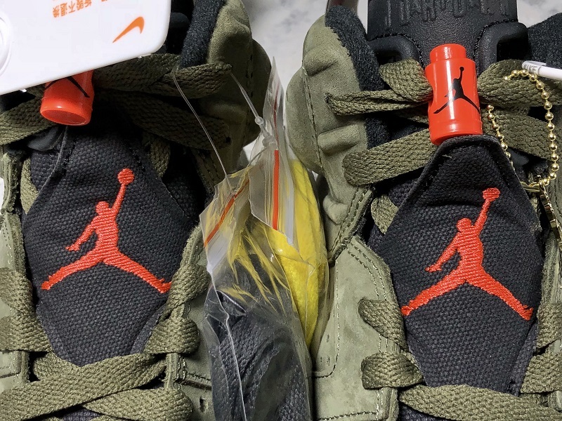 Travis Scott Air Jordan 6 Medium Olive CN1084-200