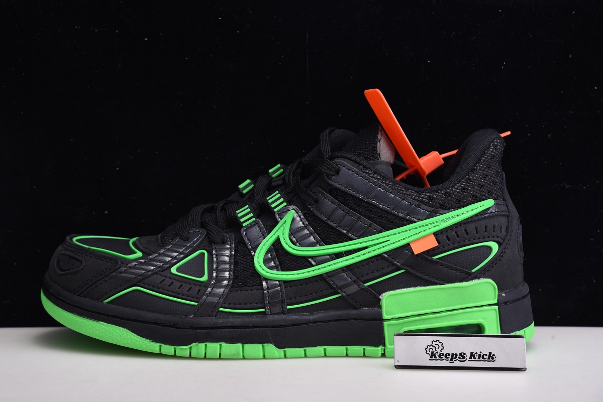 Off White x Air Rubber Dunk 'Green Strike' CU6015 001