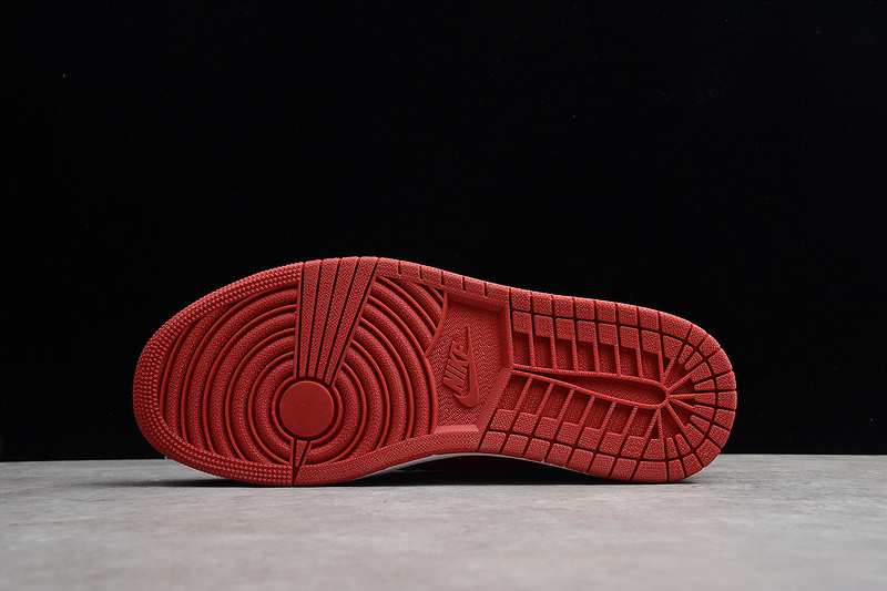 Air JorAir Jordan 1 Mid Gym Red Black 554724-610