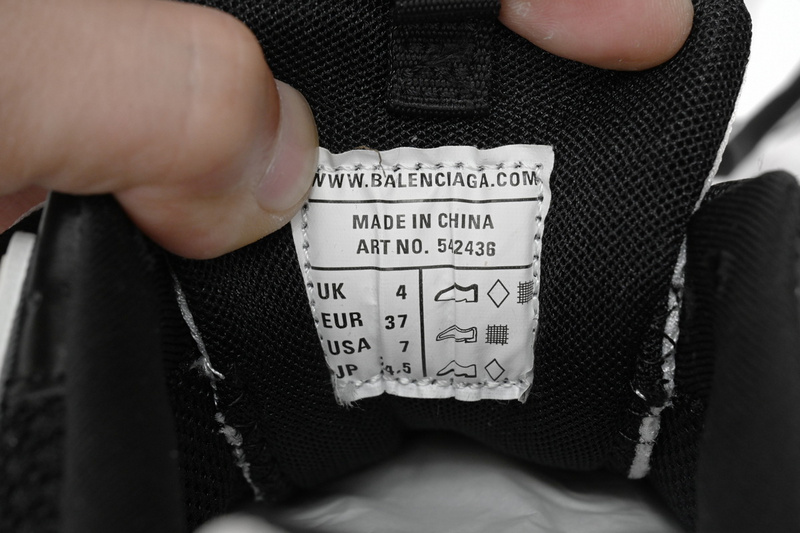 Balenciaga Tess S.Black And Whitev 542436 W3NH3 7261