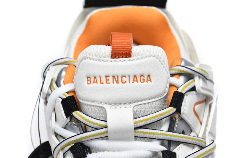 Balenciaga Tess S. White Orange Black 542436 W1GB1 9059
