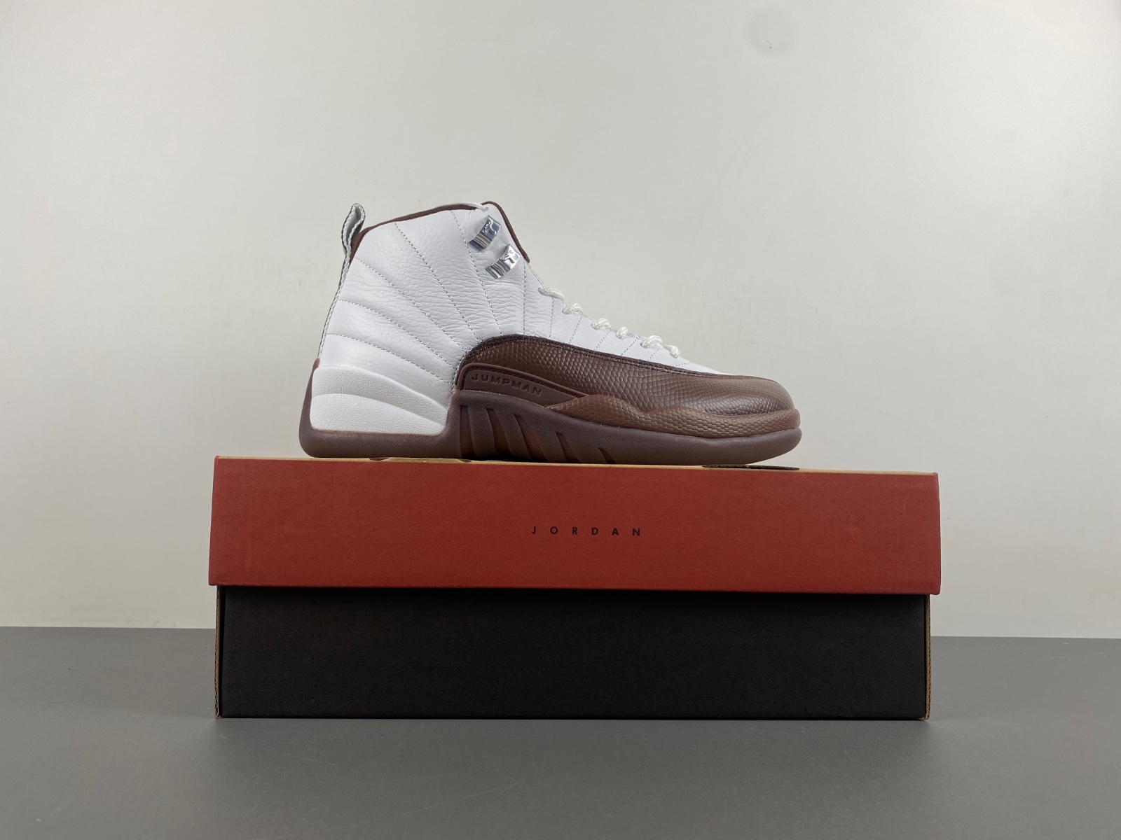 SoleFly x Air Jordan 12 "White/Baroque Brown" FZ5026-100