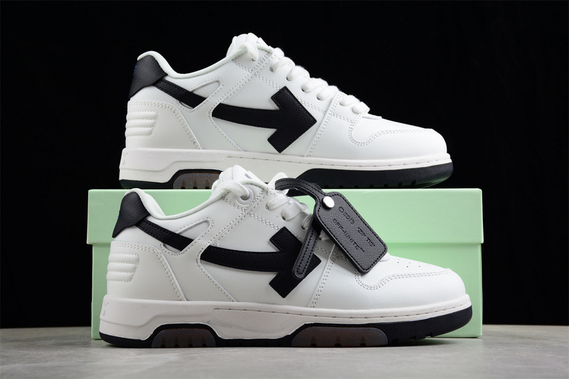 OFF-WHITE Out Of Office leather sneakers