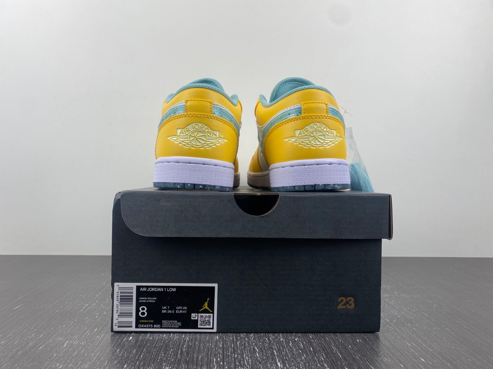 Air Jordan 1 Low Yellow White Grind DX4375-800