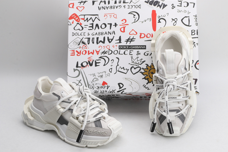 Mixed-material Space sneakers