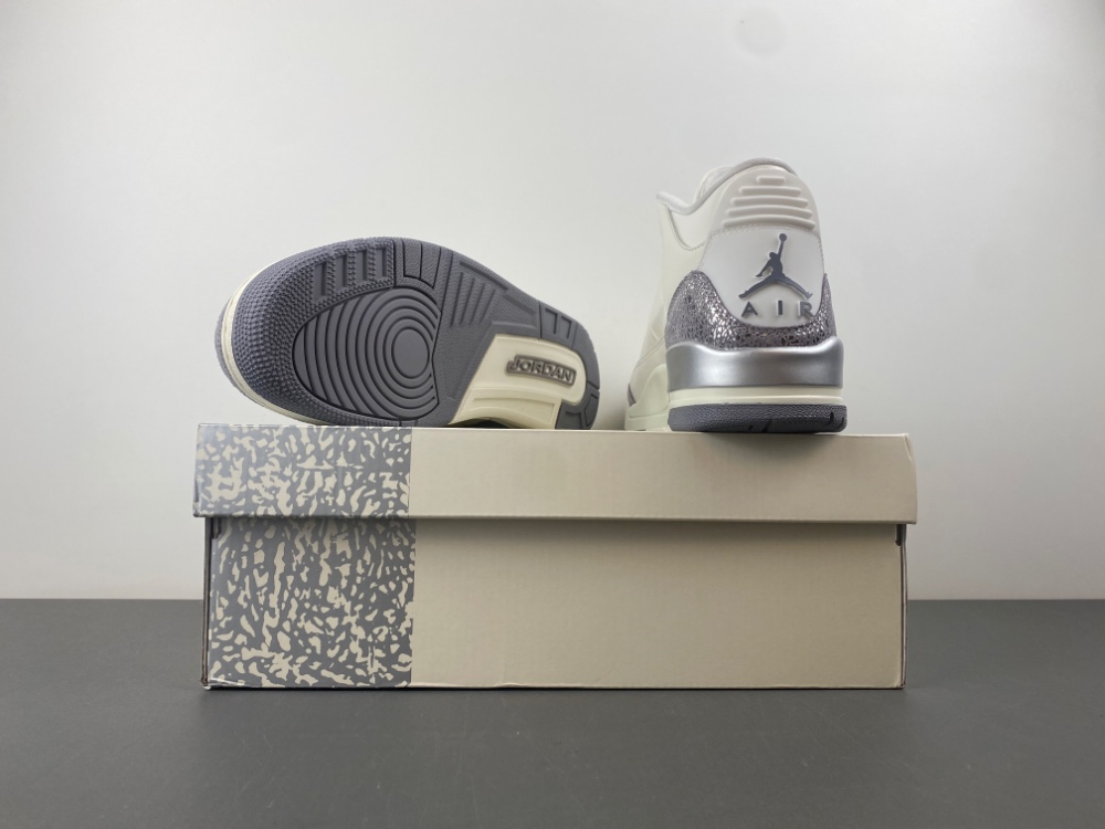 Air Jordan 3 “Sail/Metallic Silver”