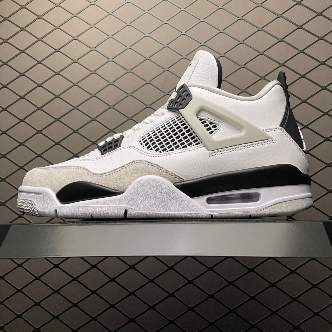 Air Jordan 4 Retro Military Black White/Black