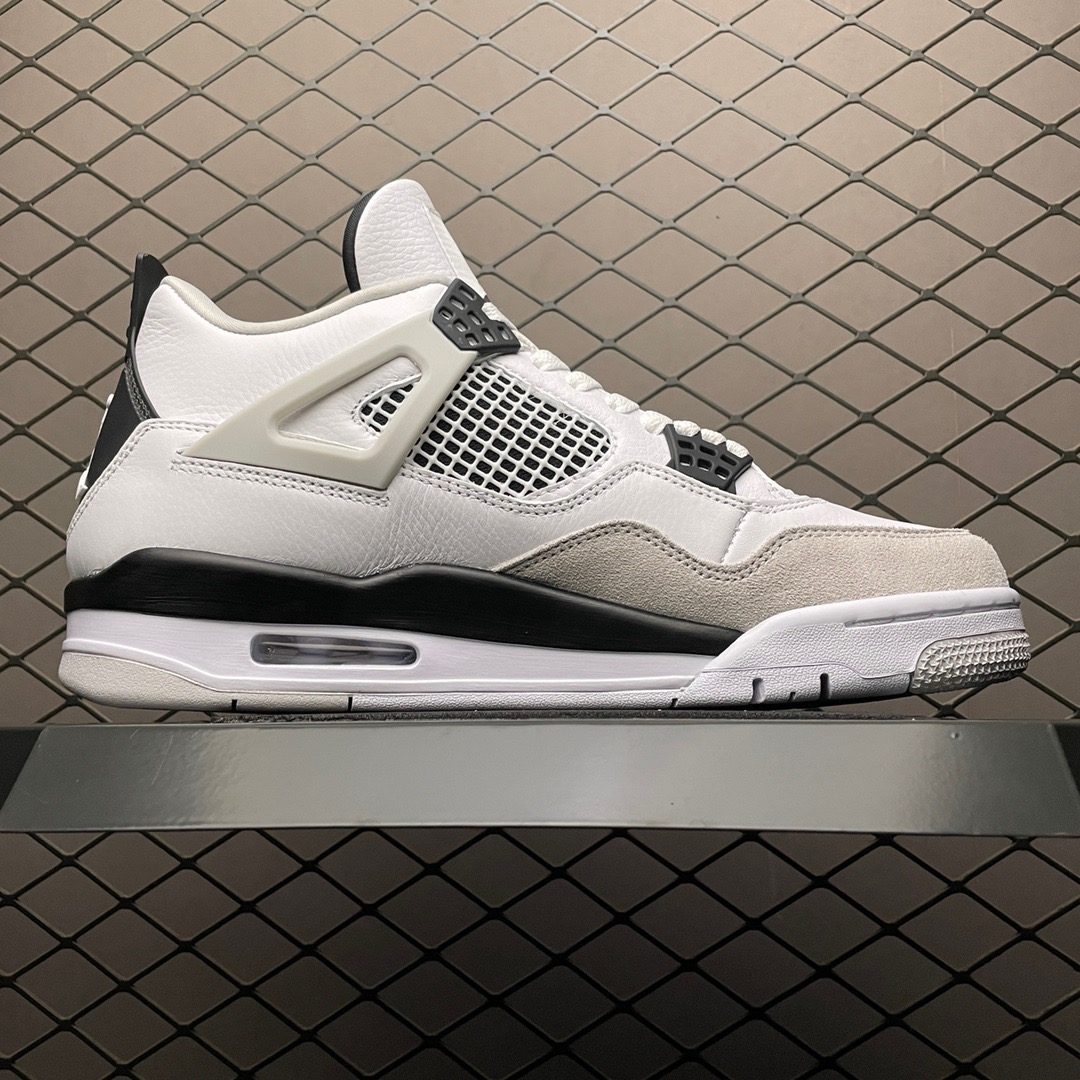 Air Jordan 4 Retro Military Black White/Black