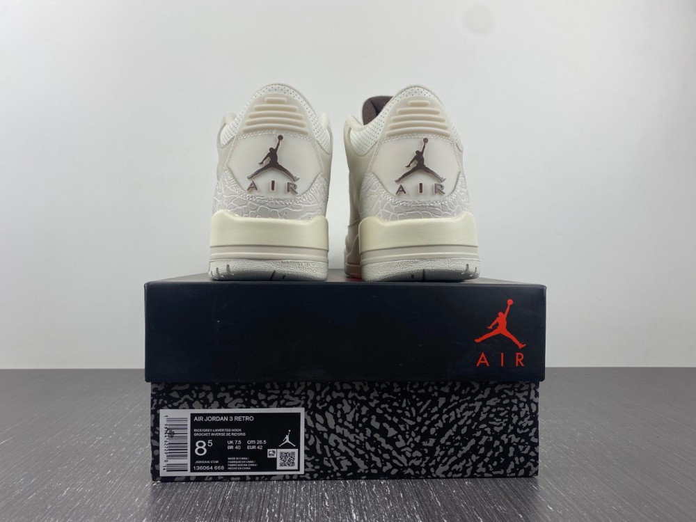 Travis Scott x Air Jordan 3 “Palomino”136064-668