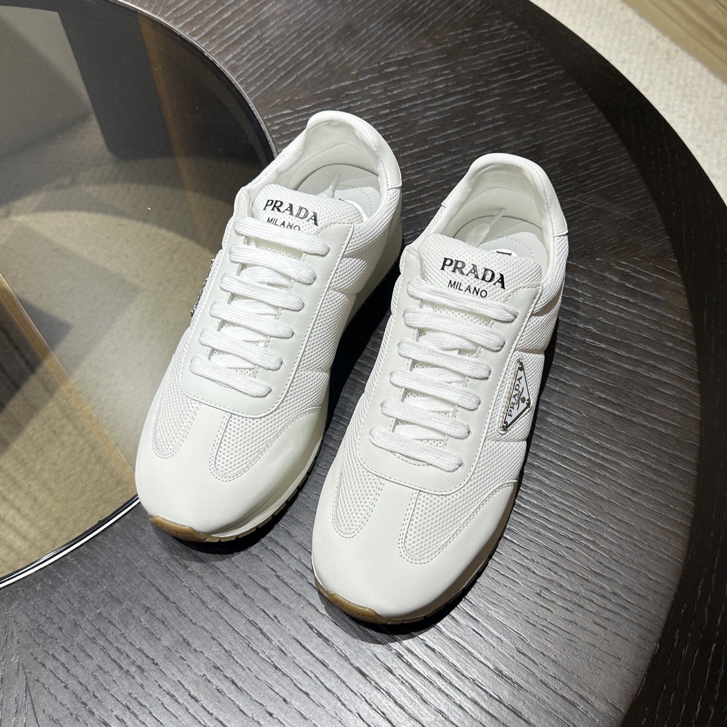Prada Leather Sneakers