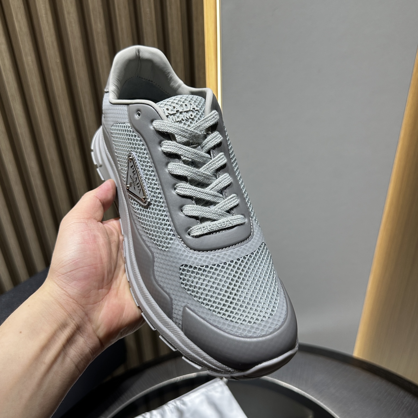 Prada Leather Sneakers