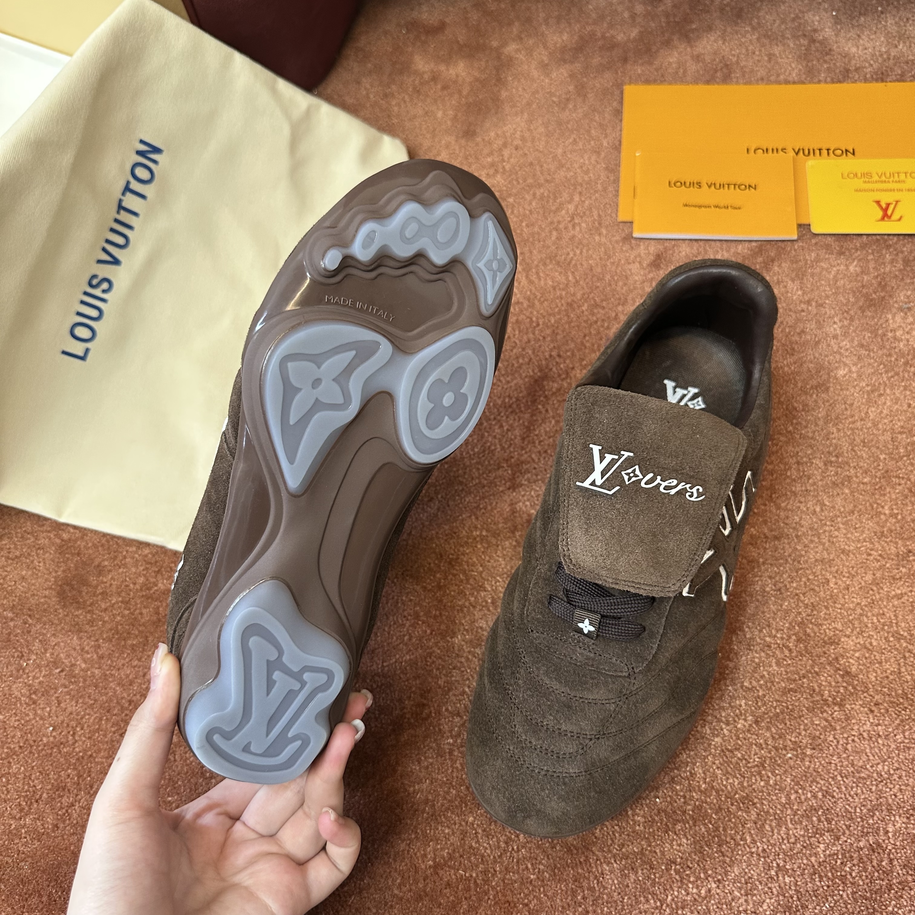 LV Footprint Soccer Sneaker