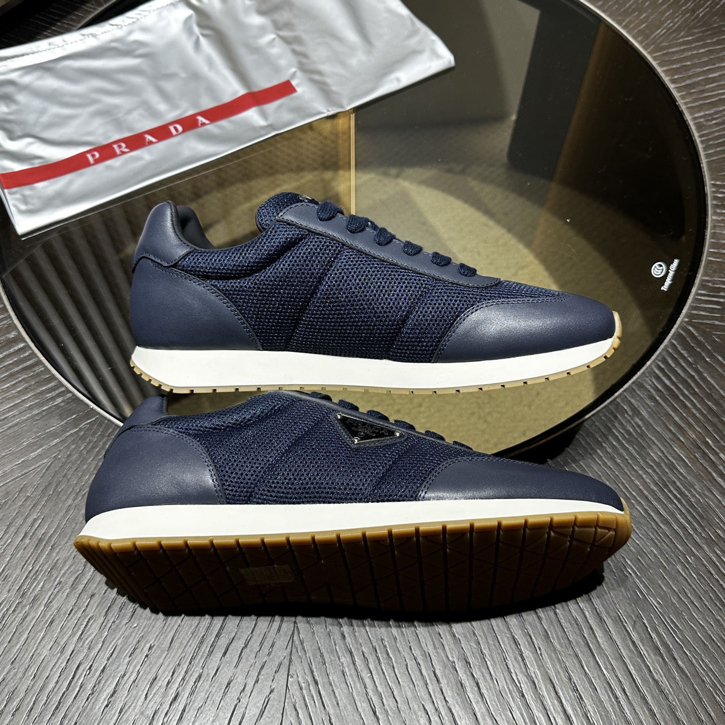 Prada Leather Sneakers