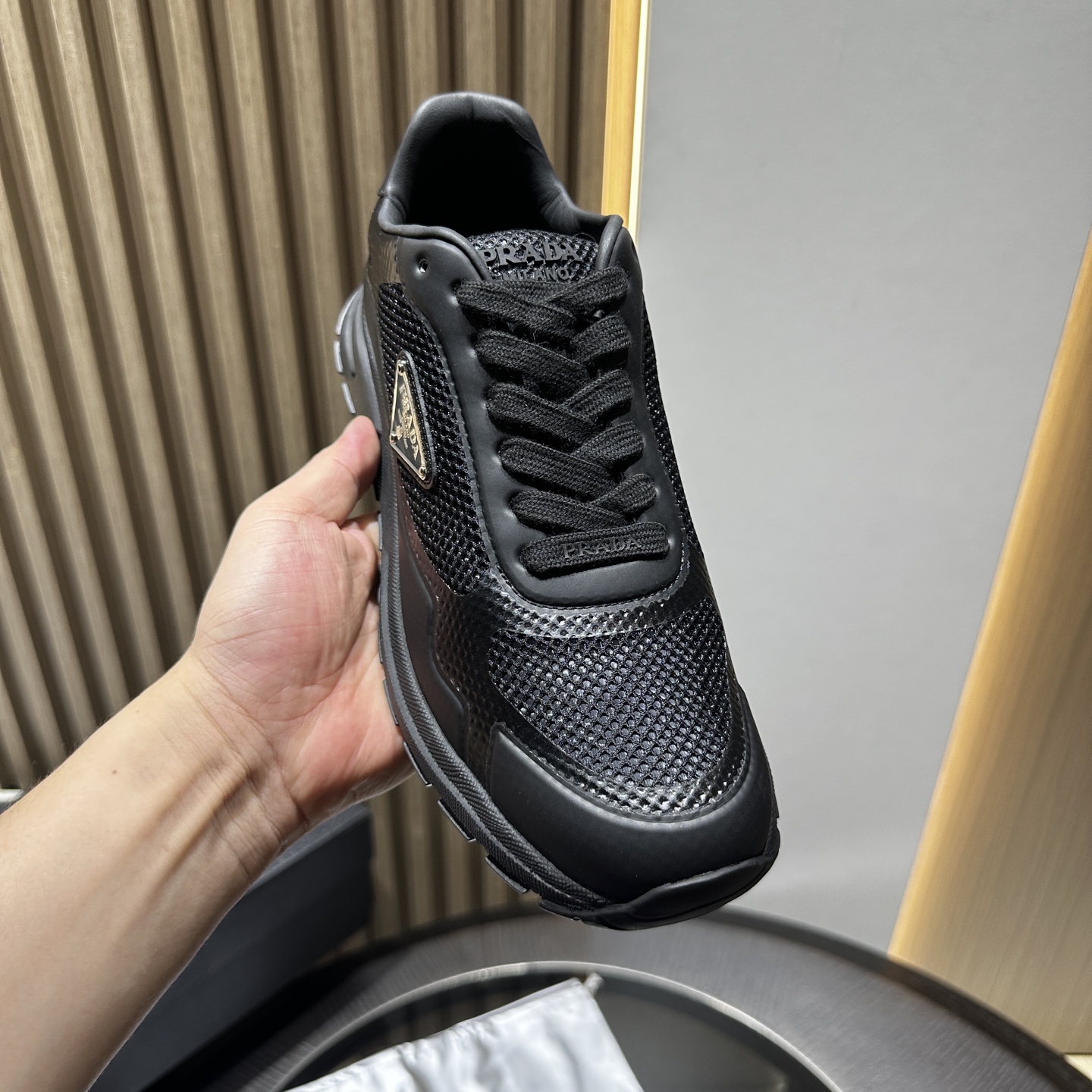 Prada Leather Sneakers