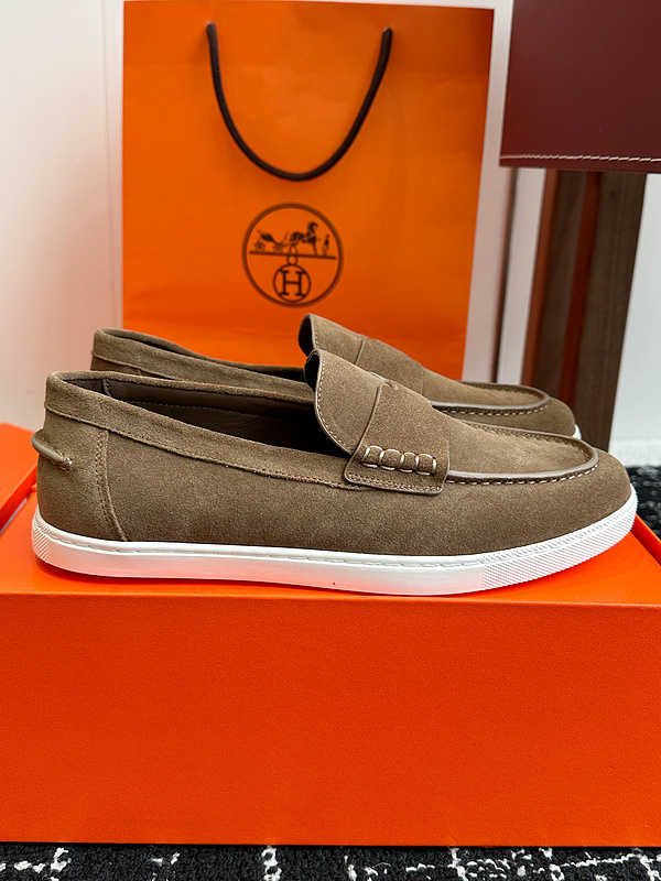 Hermes Moccasin Loafers