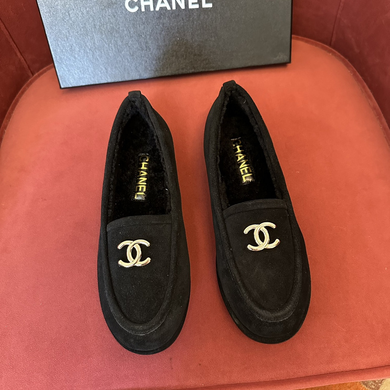 Chanel Suede loafers