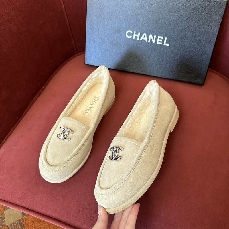 Chanel Suede loafers