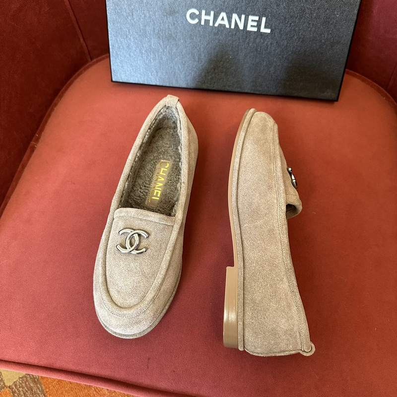 Chanel Suede loafers