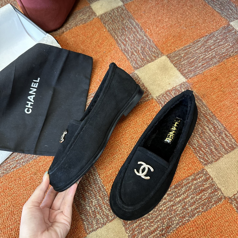 Chanel Suede loafers