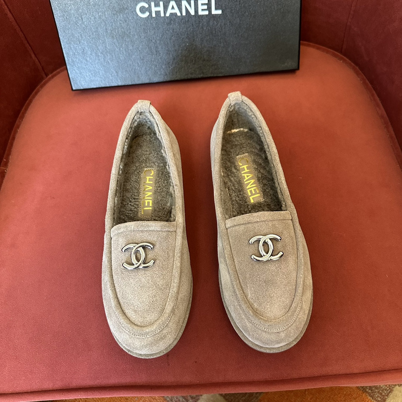 Chanel Suede loafers