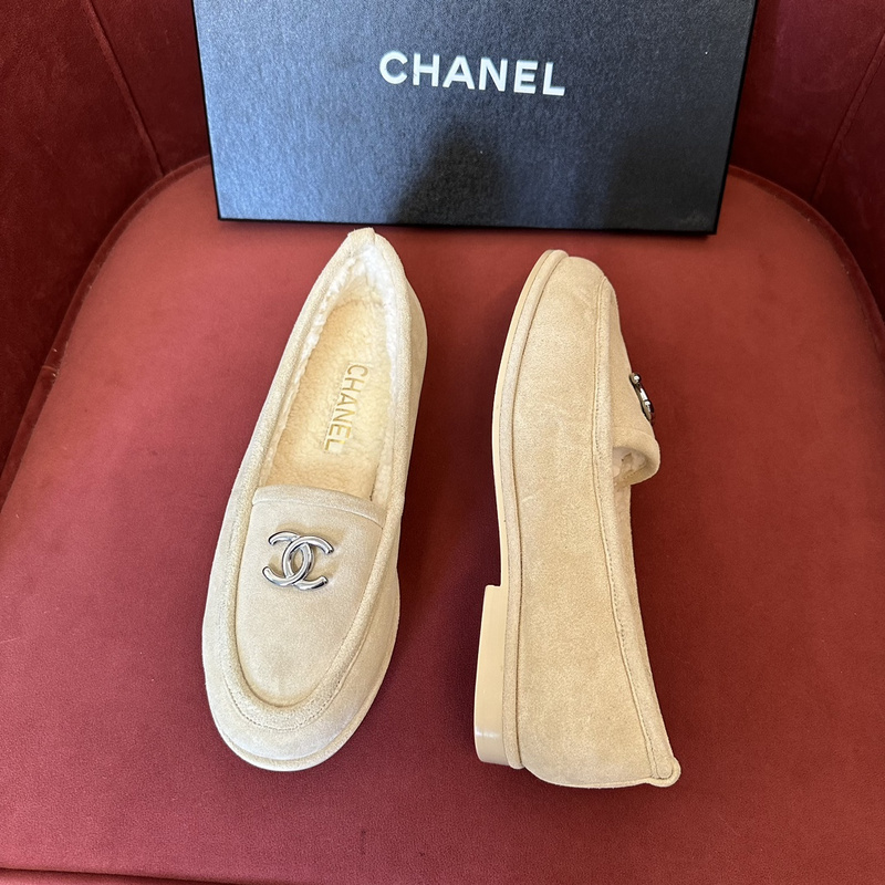 Chanel Suede loafers
