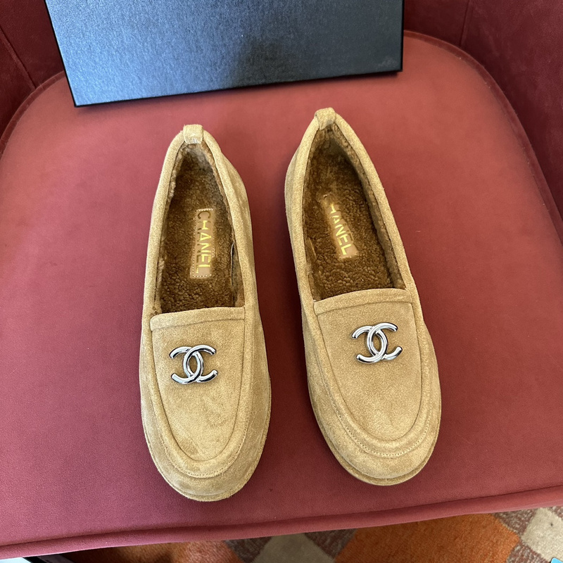 Chanel Suede loafers