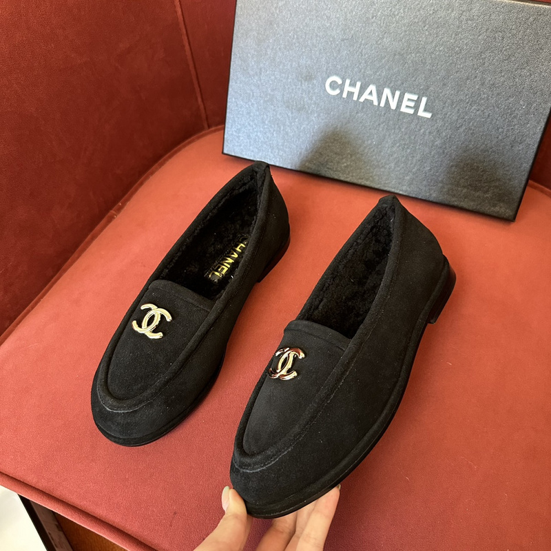 Chanel Suede loafers