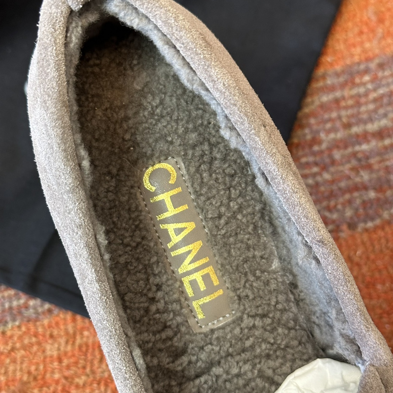 Chanel Suede loafers