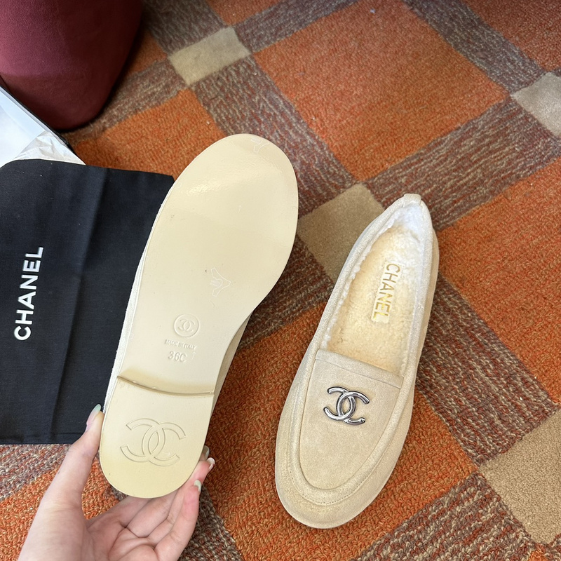 Chanel Suede loafers
