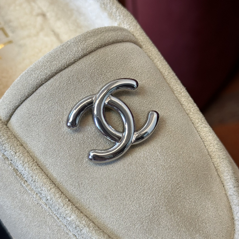 Chanel Suede loafers