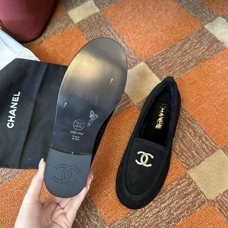 Chanel Suede loafers