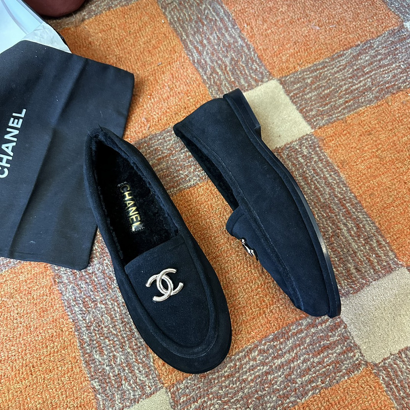 Chanel Suede loafers