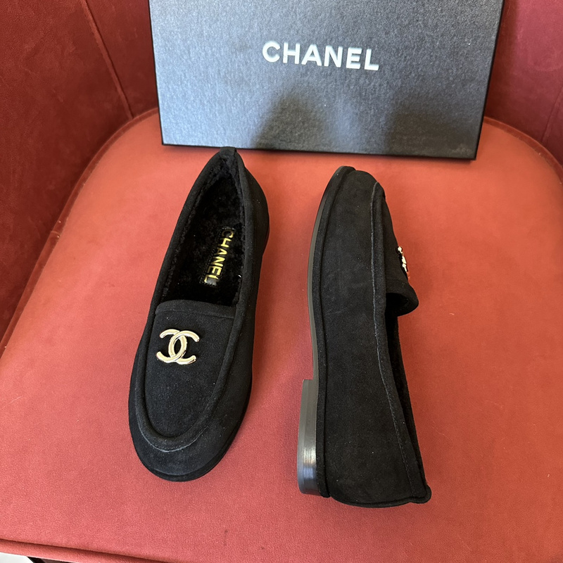 Chanel Suede loafers