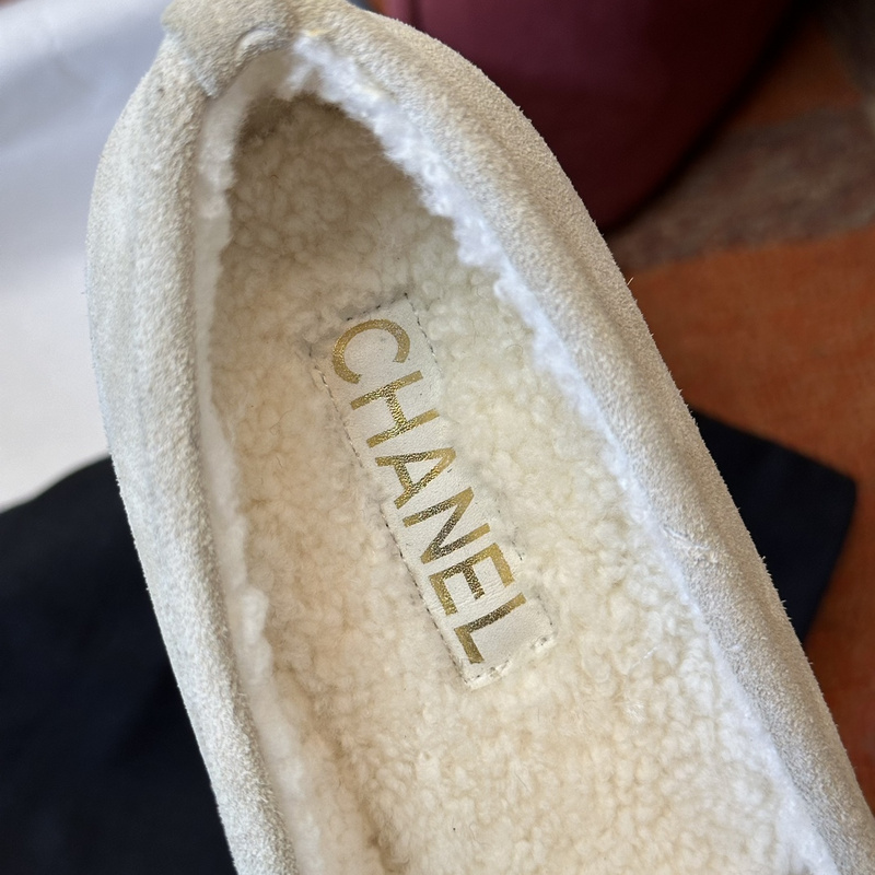 Chanel Suede loafers