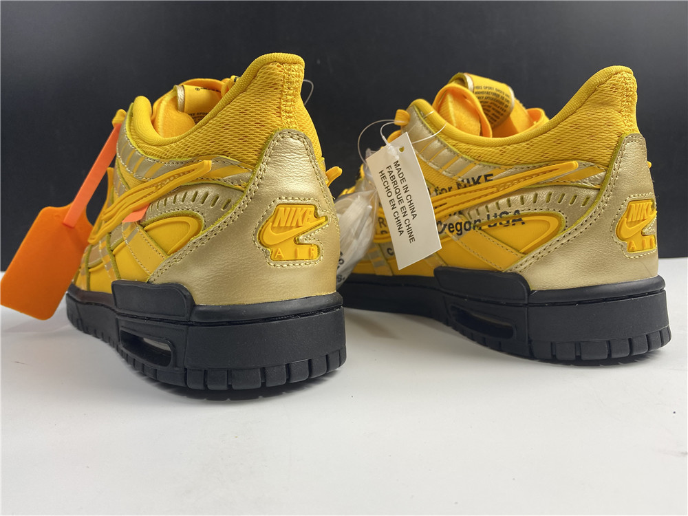OFF-WHITE x Nike Air Rubber Dunk  University Gold CU6015-100