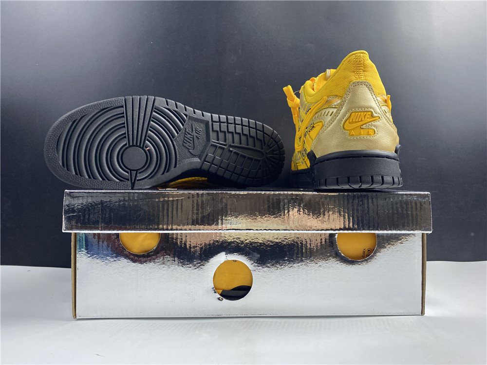 OFF-WHITE x Nike Air Rubber Dunk  University Gold CU6015-100