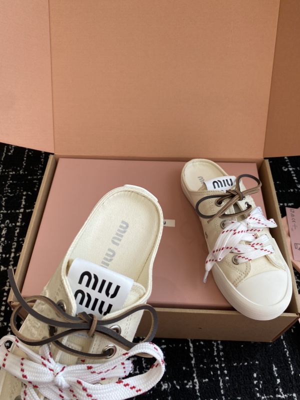 Washed Denim Sneakers