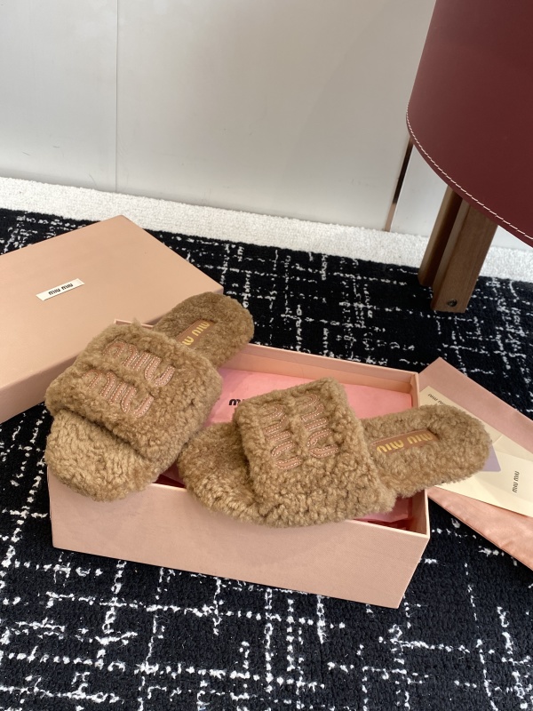 Mules en shearling