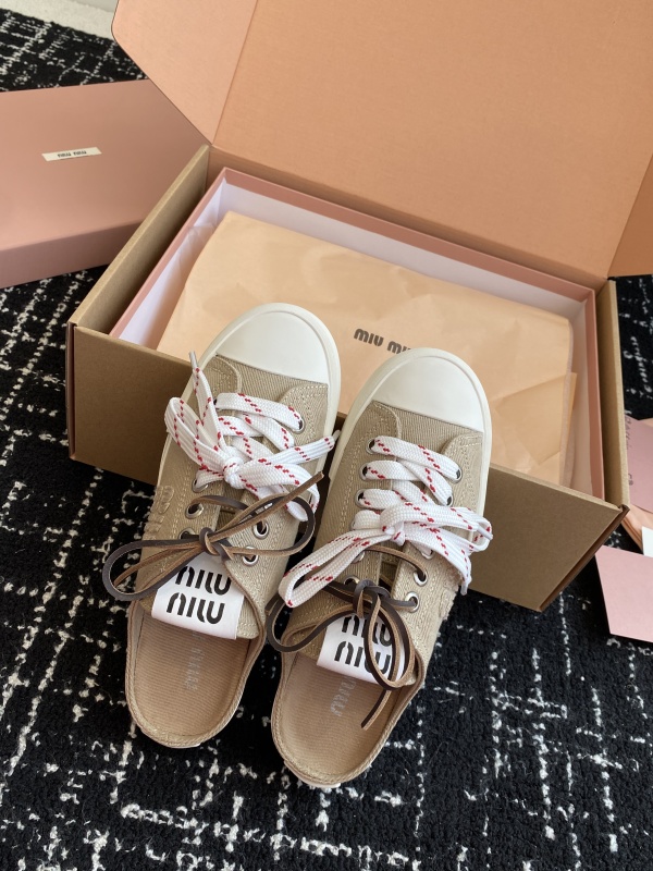 Washed Denim Sneakers