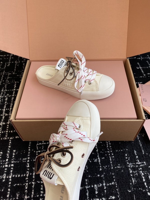 Washed Denim Sneakers