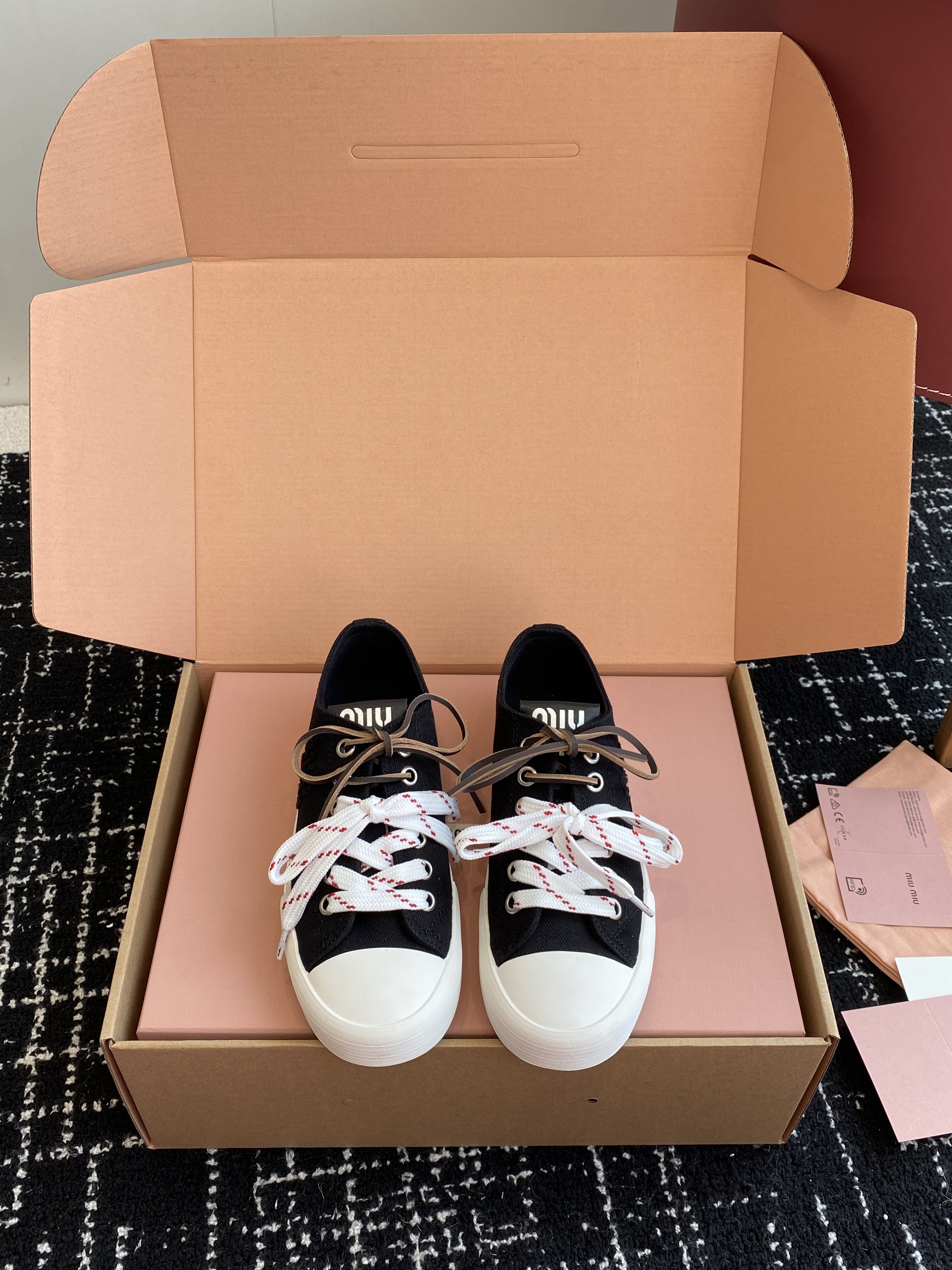 Black Washed Denim Sneakers