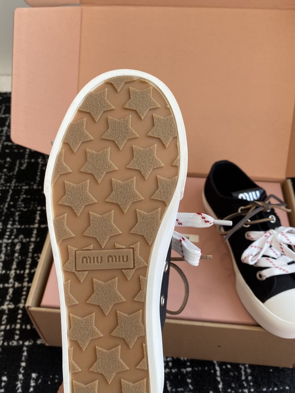 Black Washed Denim Sneakers