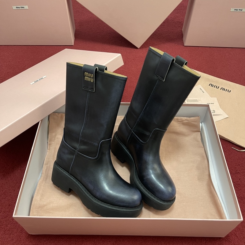Miu Miu Leather Boots