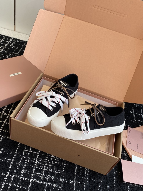 Black Washed Denim Sneakers