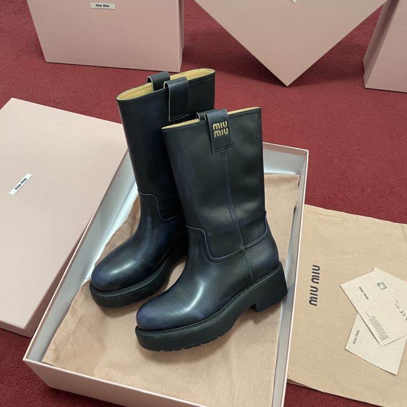 Miu Miu Leather Boots