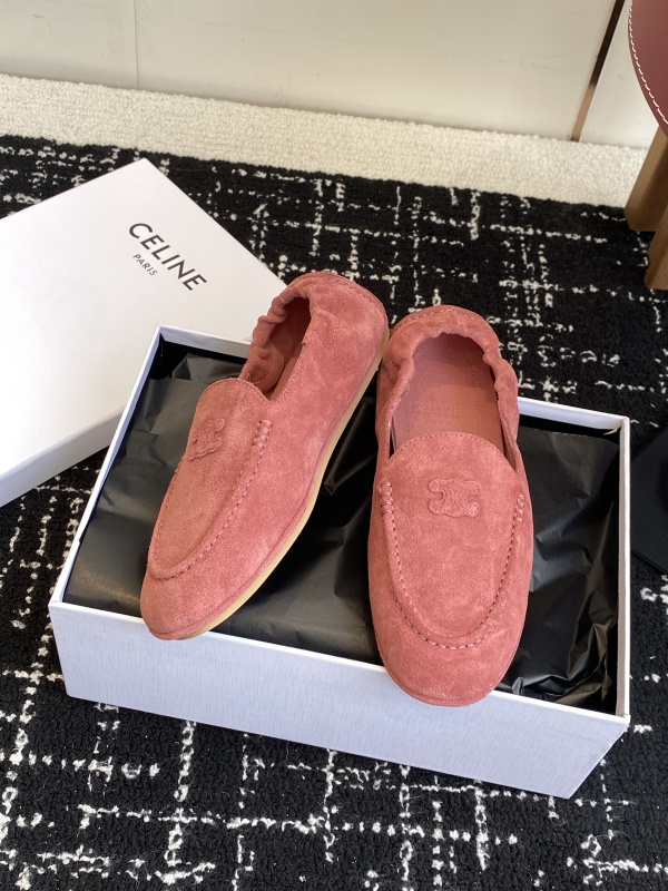 CELINE ADAM LOAFER IN SUEDE CALFSKIN