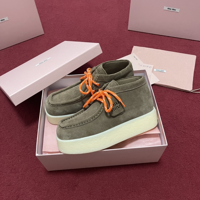 Miu Miu Suede Desert Boots