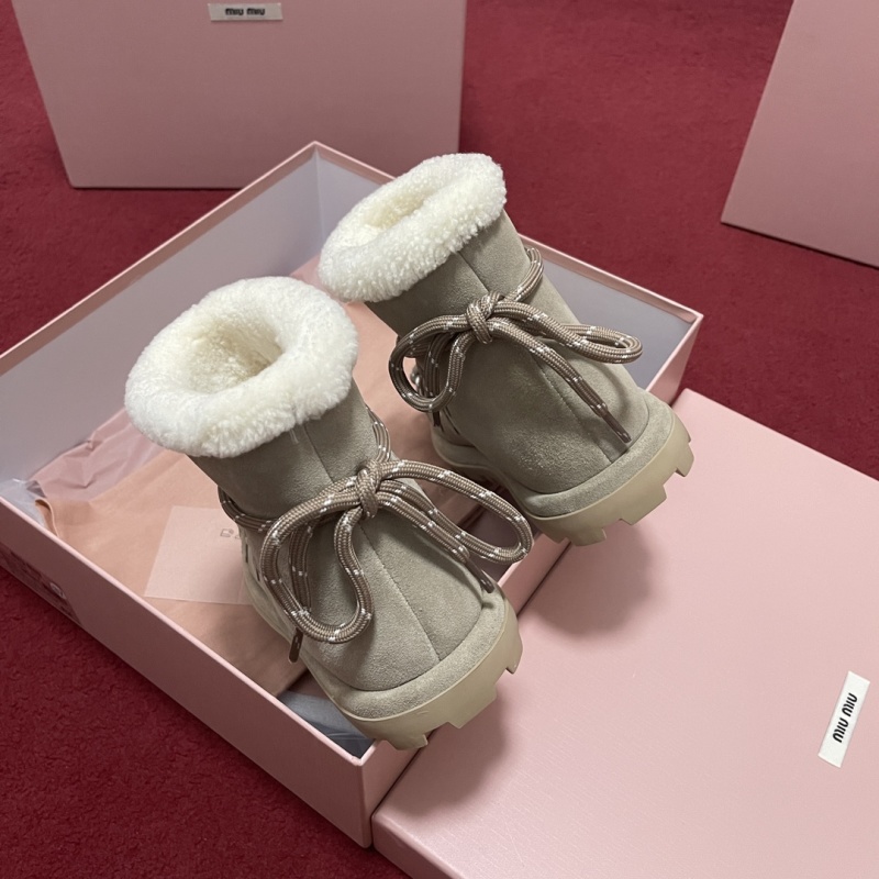 Miu Miu Suede booties